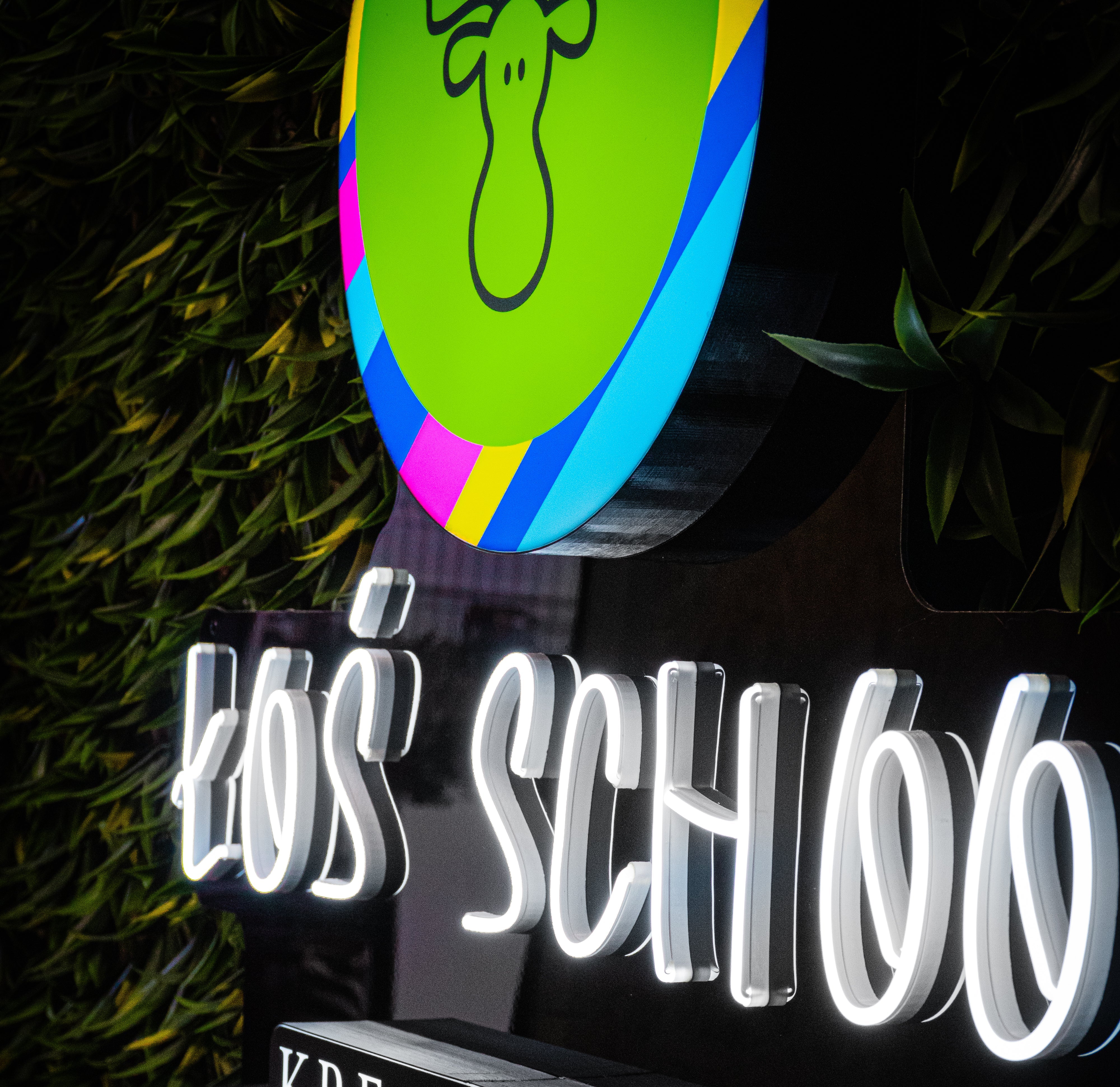 neon LED i lightbox na jednym projekcie