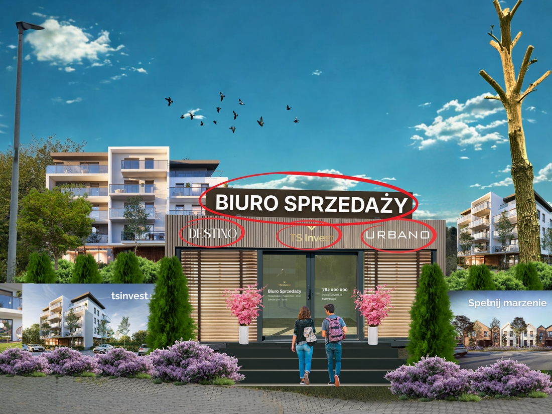 Projekty na biura sprzedażowe TS Invest
