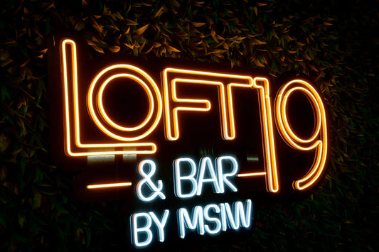 loft19 bar by ministerstwo śledzia i wódki - neon led wykonany przez neonverse na specjalne zamówienie