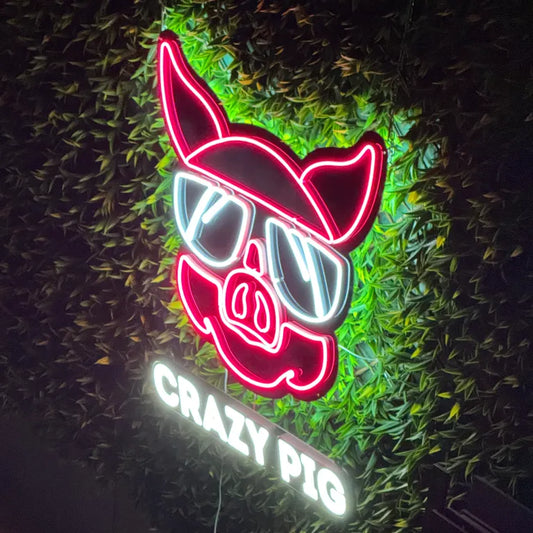 logo neon led