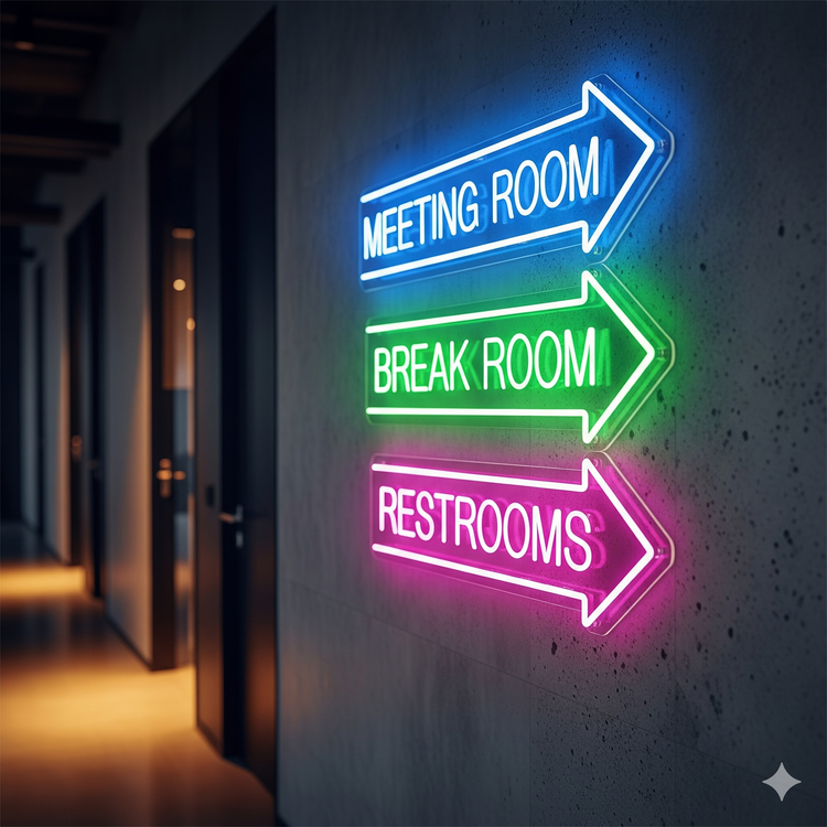 Informacyjne neony LED