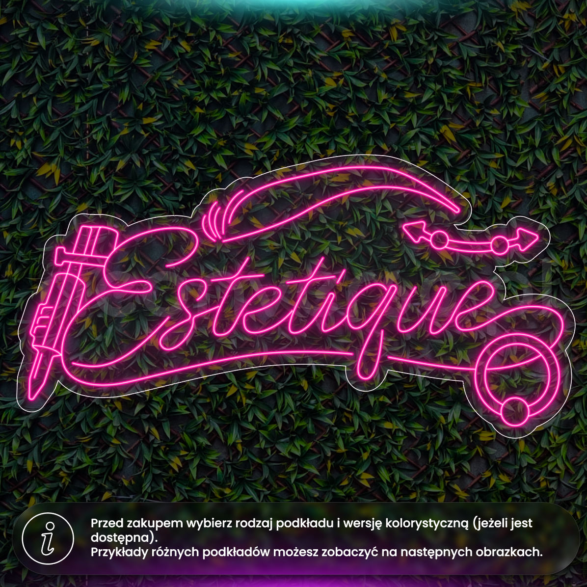 Neony LED Estetique + gratis