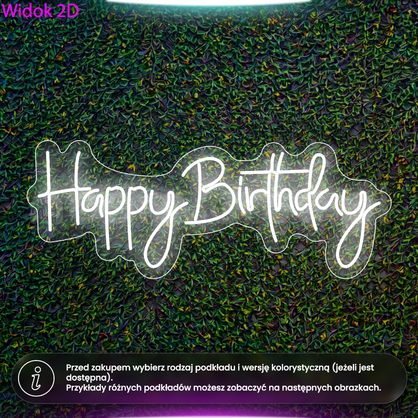Happy Birthday - neon LED