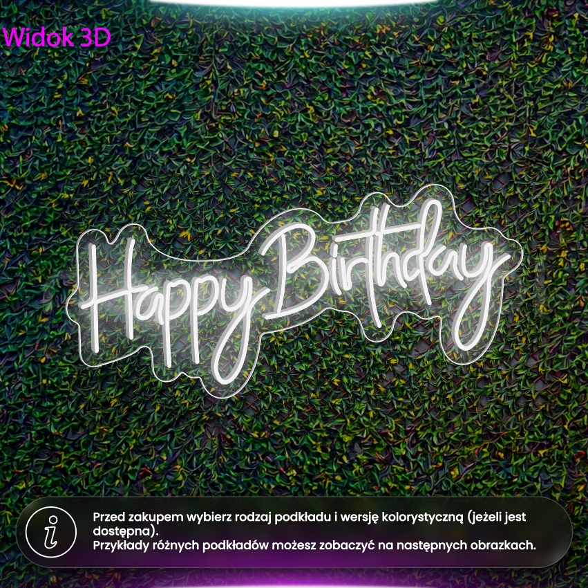 Happy Birthday - neon LED