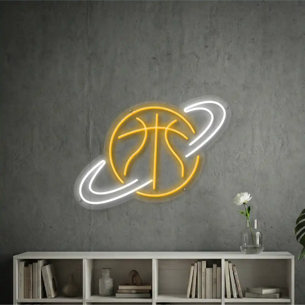 Piłka do kosza - neon LED