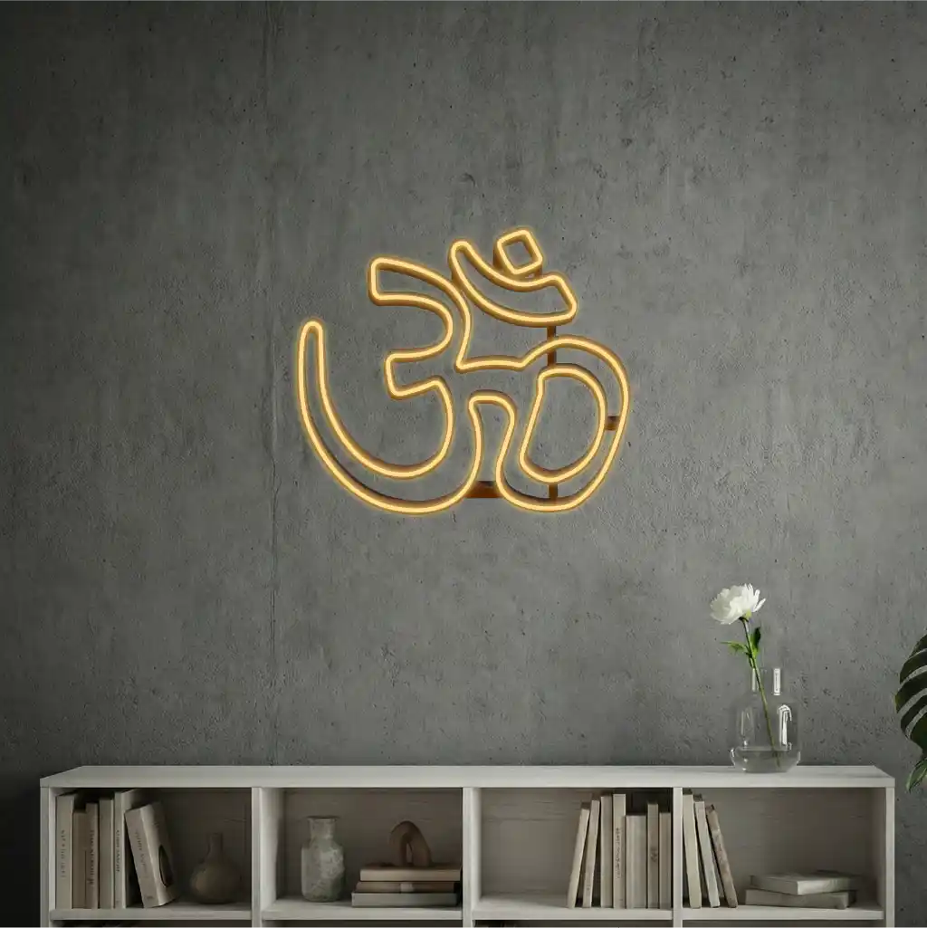 Symbol OM Hindu - neon LED