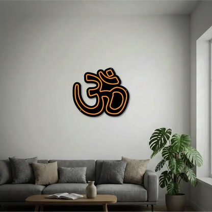 Symbol OM Hindu - neon LED