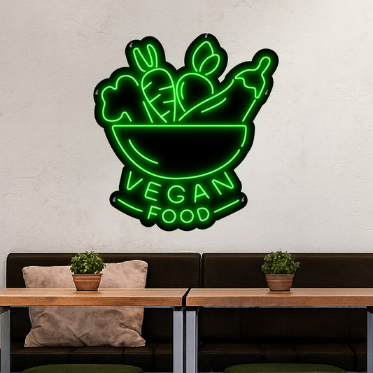 Vegan Food- Neon Led
