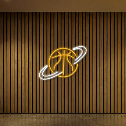 Piłka do kosza - neon LED