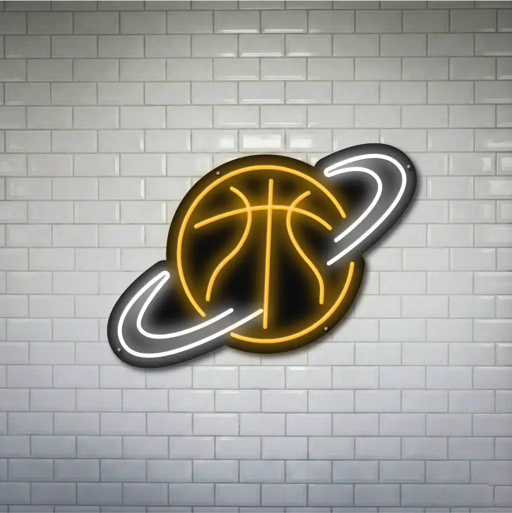 Piłka do kosza - neon LED