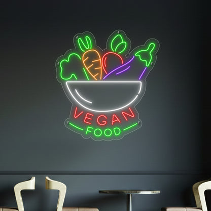 Vegan Food- Neon Led