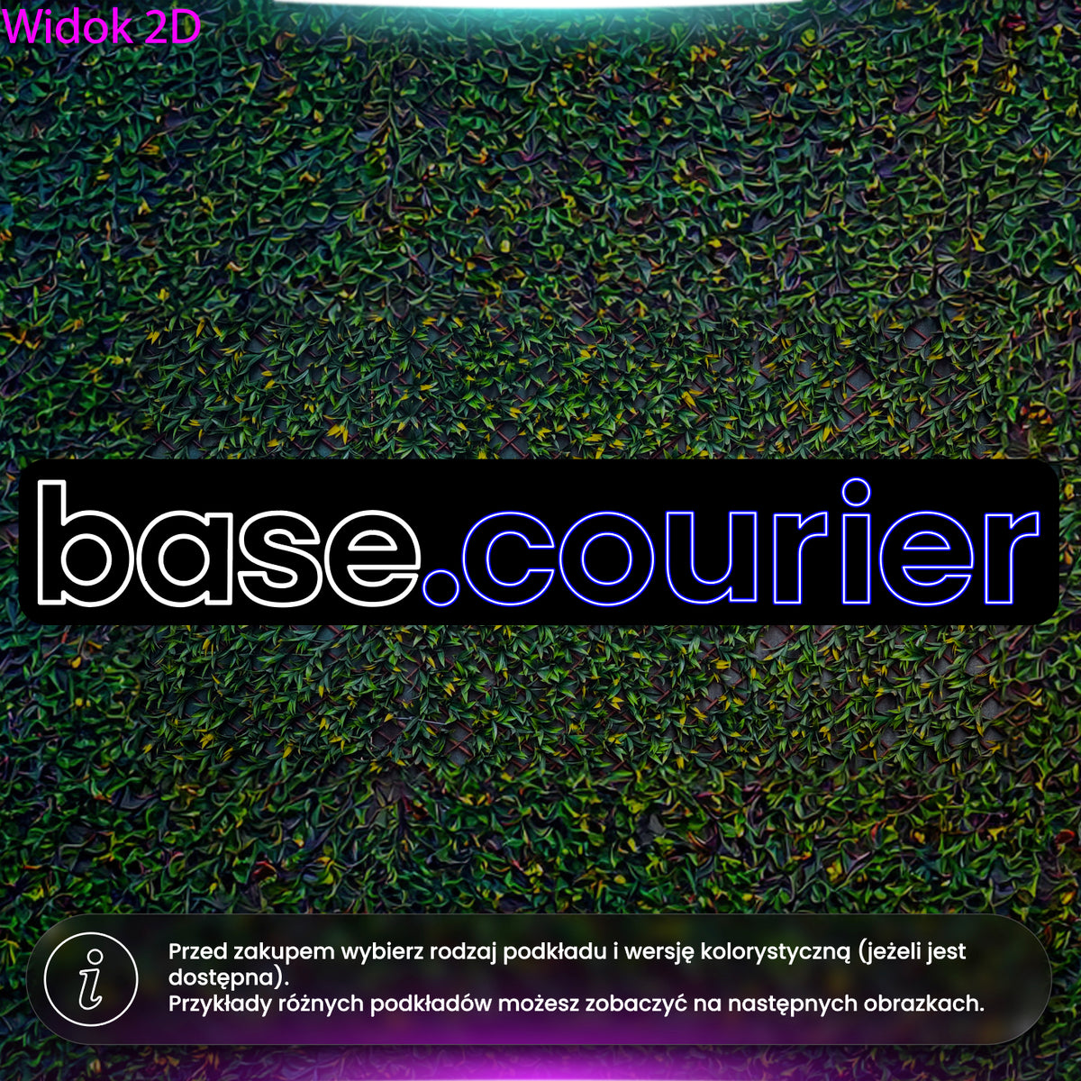 base.courier - neon LED