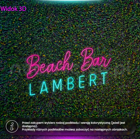 Beach Bar Lambert - neon LED