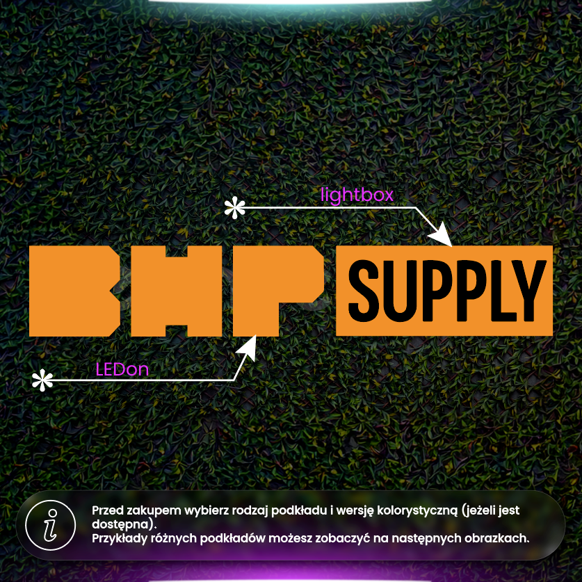 BHP Supply (bez podkładu, z szablonem do montażu bezpośrednio na ścianie)