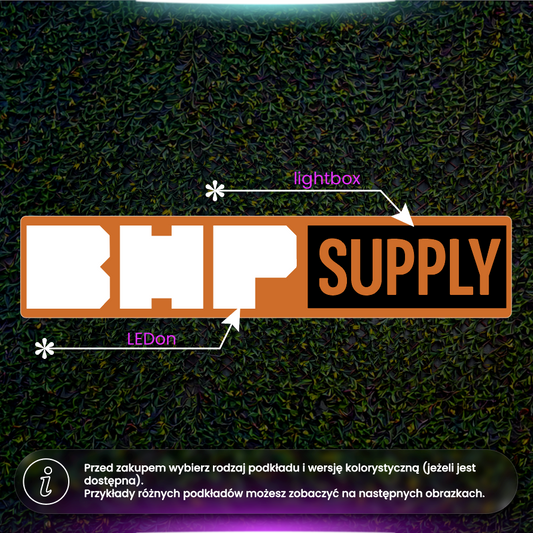 BHP Supply bez podkładu (z szablonem do montażu bezpośrednio na ścianie)