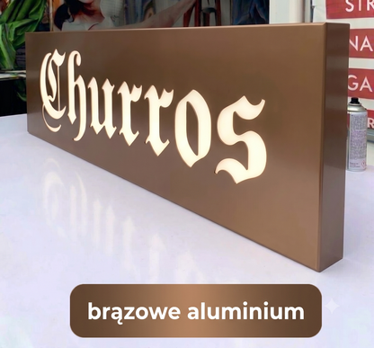 Kaseton reklamowy z dibondu 280 x 120cm