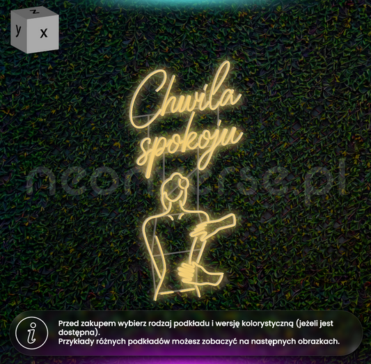 Chwila Spokoju - neon LED