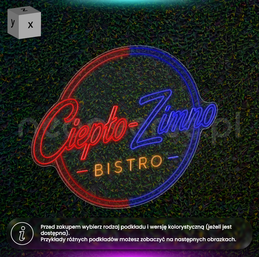 Ciepło-Zimno - Neon LED