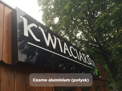Kaseton reklamowy z dibondu 320 x 90cm