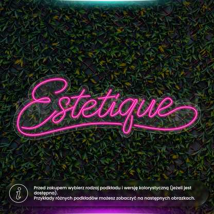 Neony LED Estetique + gratis
