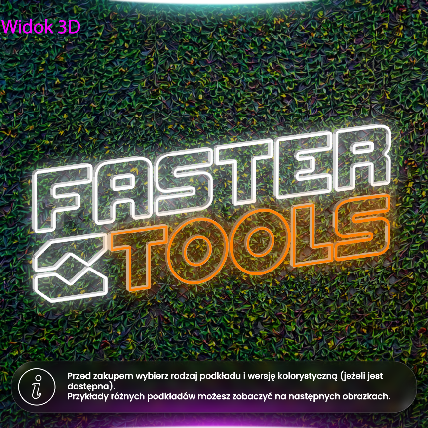 Faster Tools - neon LED
