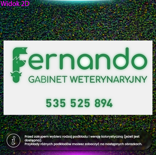 Fernando Gabinet weterynaryjny - Kaseton LED