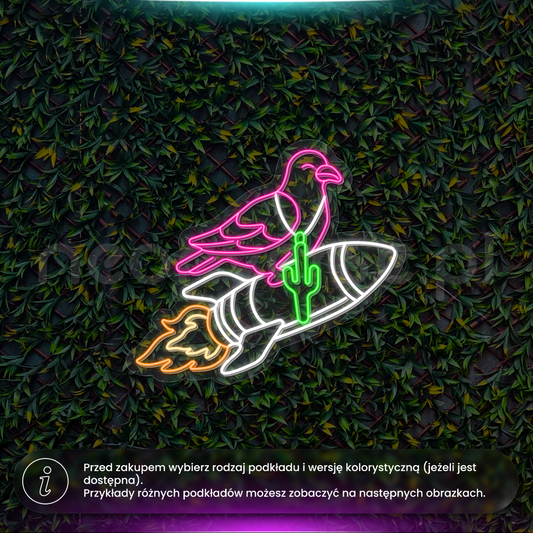 Gołąb ze stojakiem