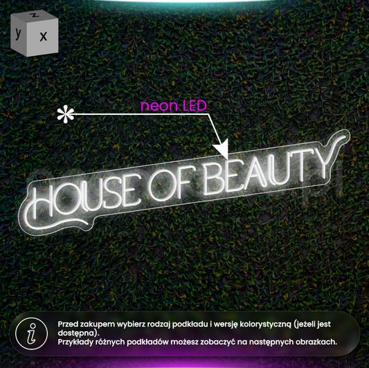 House of Beauty - neon LED