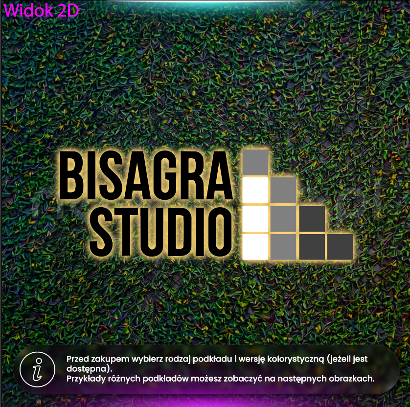 Bisagra Studio - litery halo