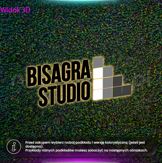 Bisagra Studio - litery halo