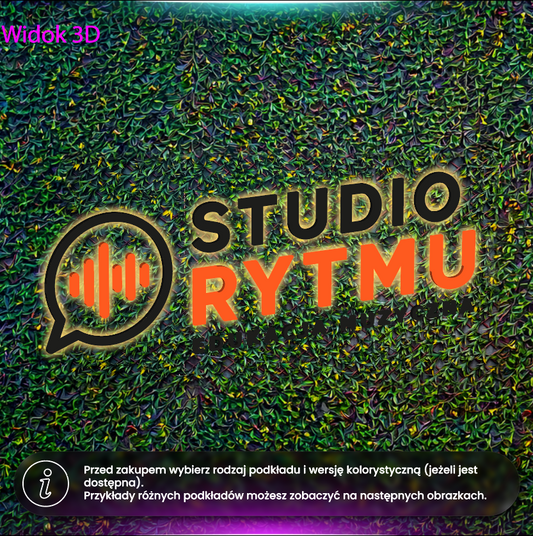 Studio Rytmu - litery halo