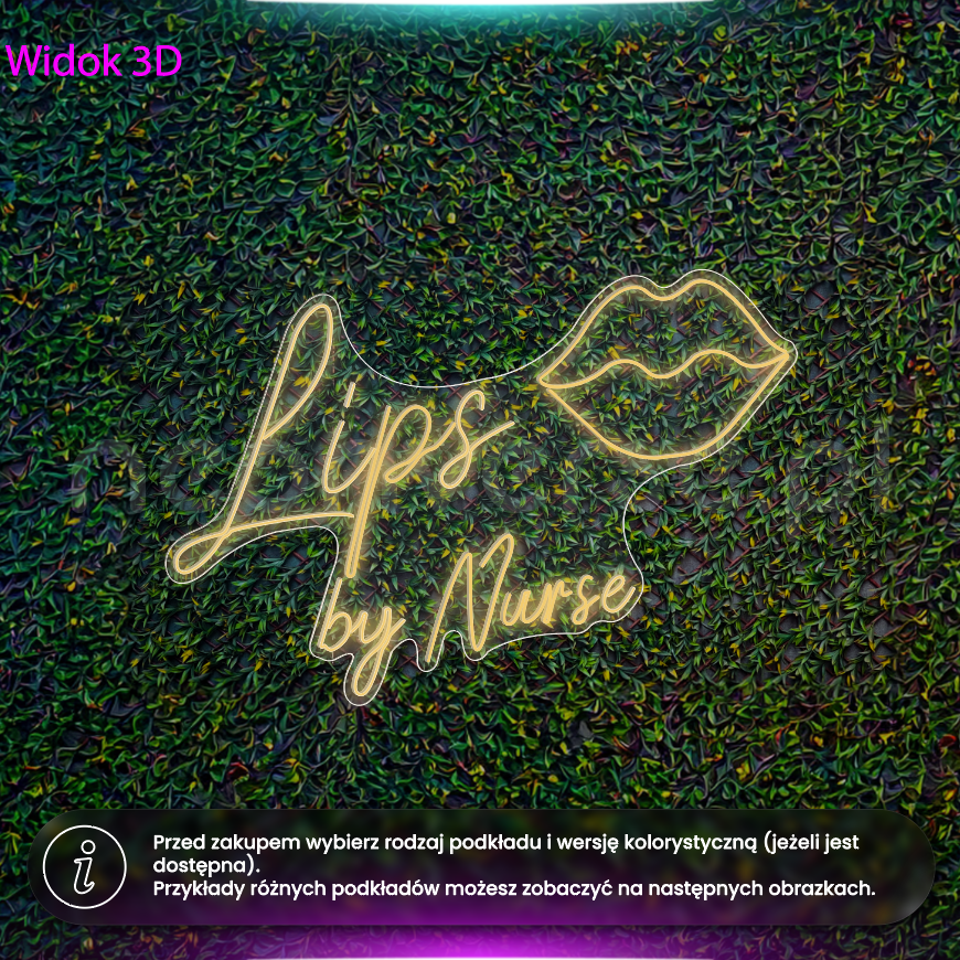 Lips by nurse - neon LED