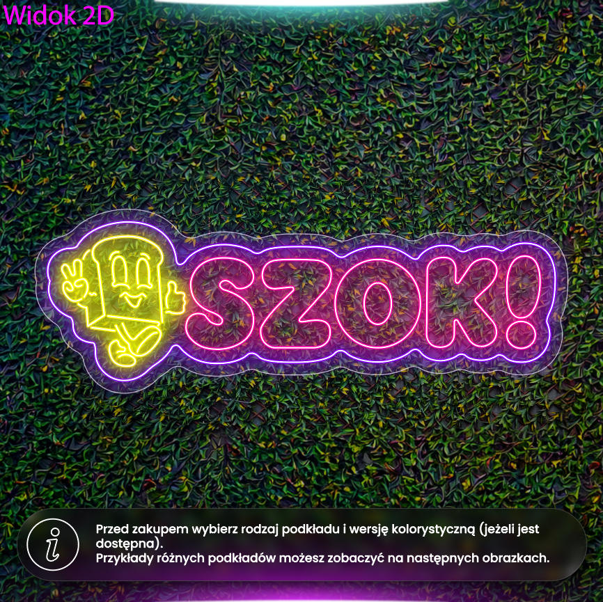 Szok! - neon LED