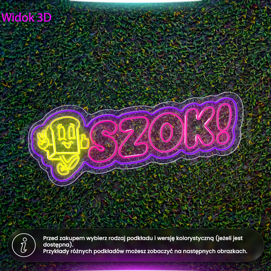 Szok! - neon LED
