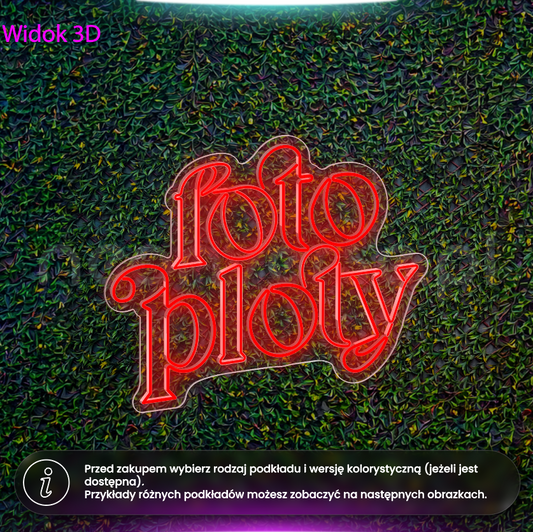 Foto Ploty - neon LED