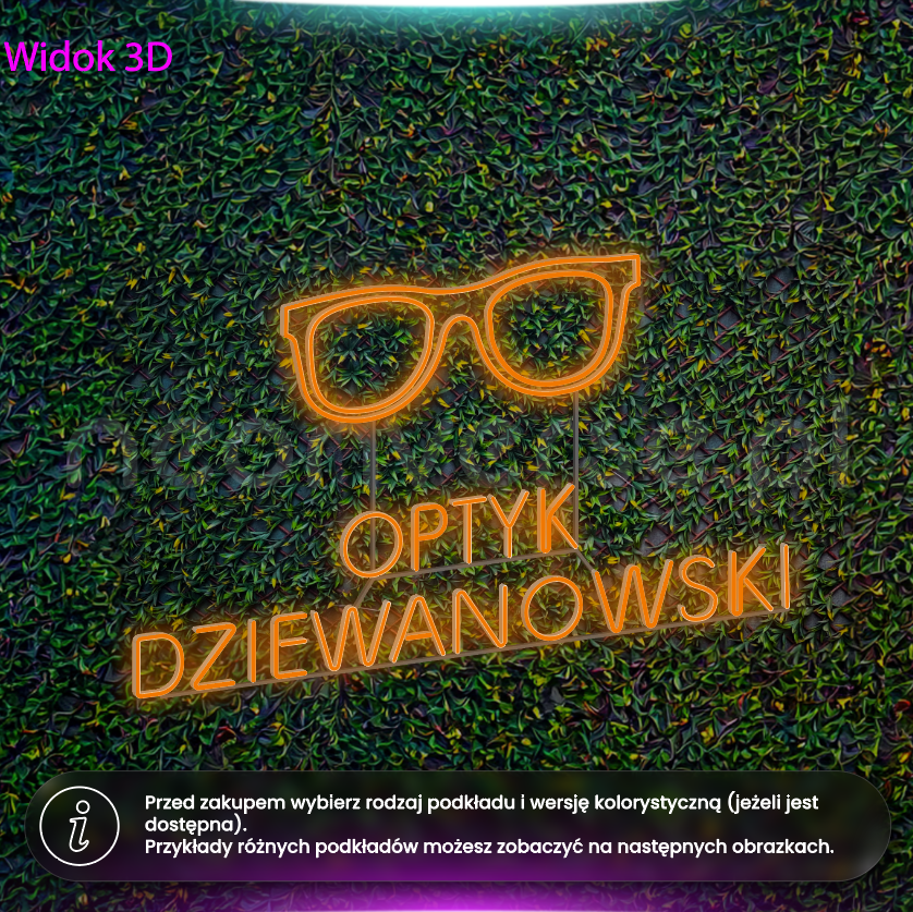 Optyk Dziewanowski - neon LED