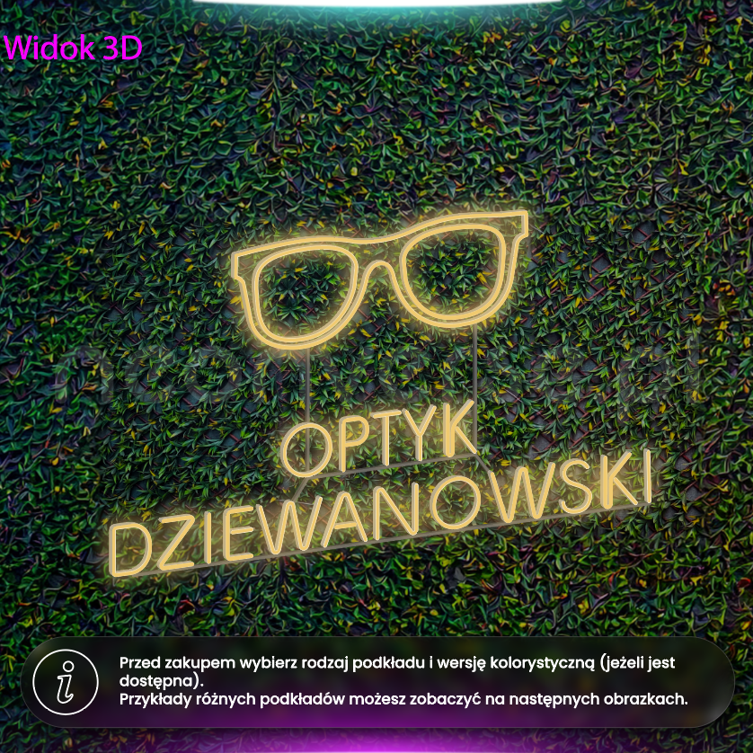 Optyk Dziewanowski - neon LED