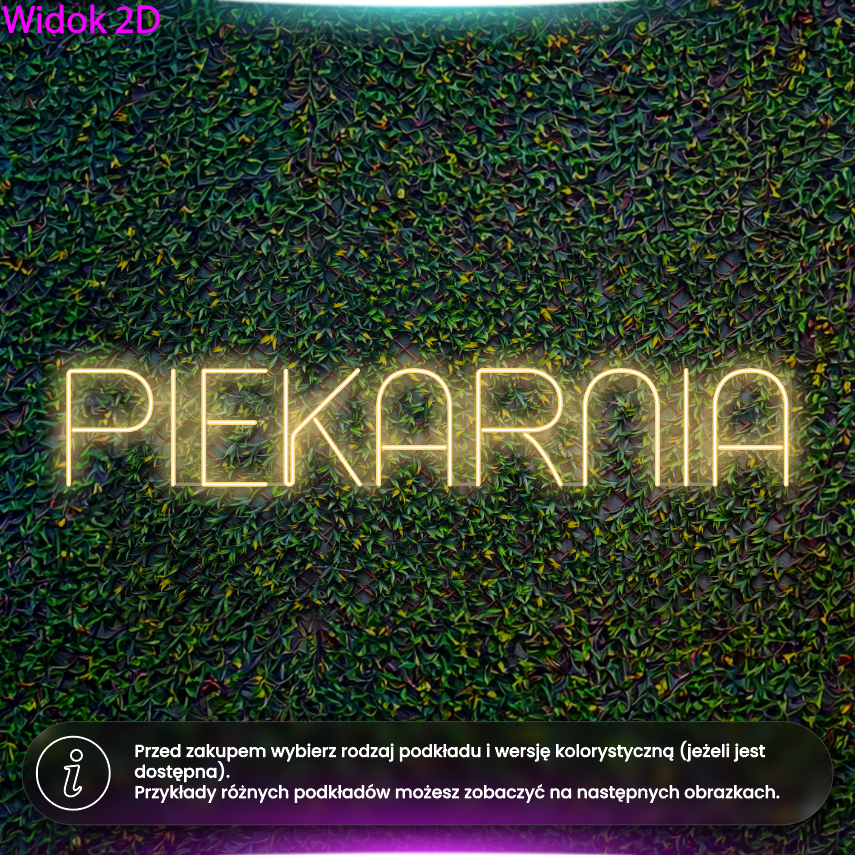 Piekarnia - neon LED