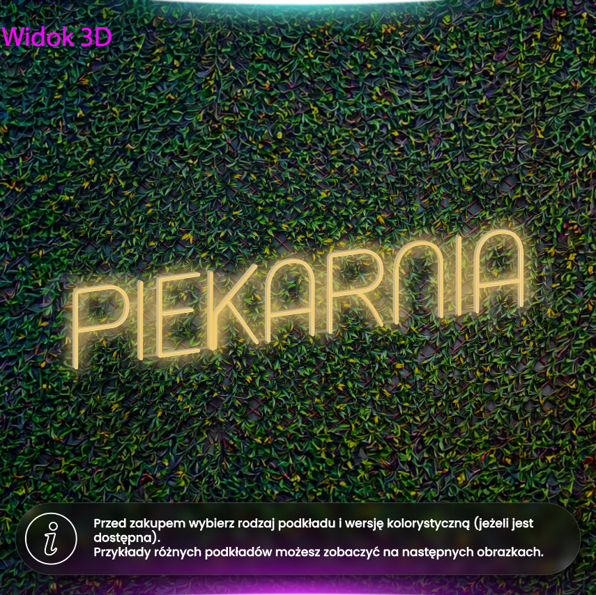 Piekarnia - neon LED