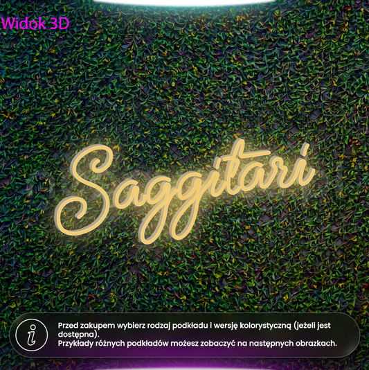 Saggitari - neon LED