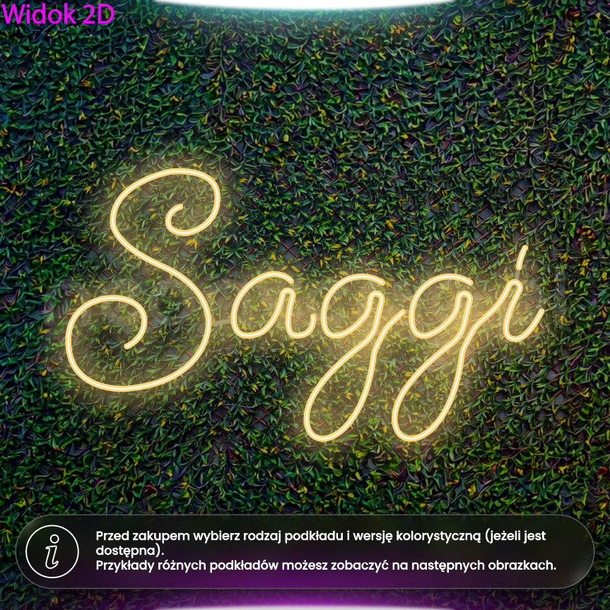 Saggi - neon LED