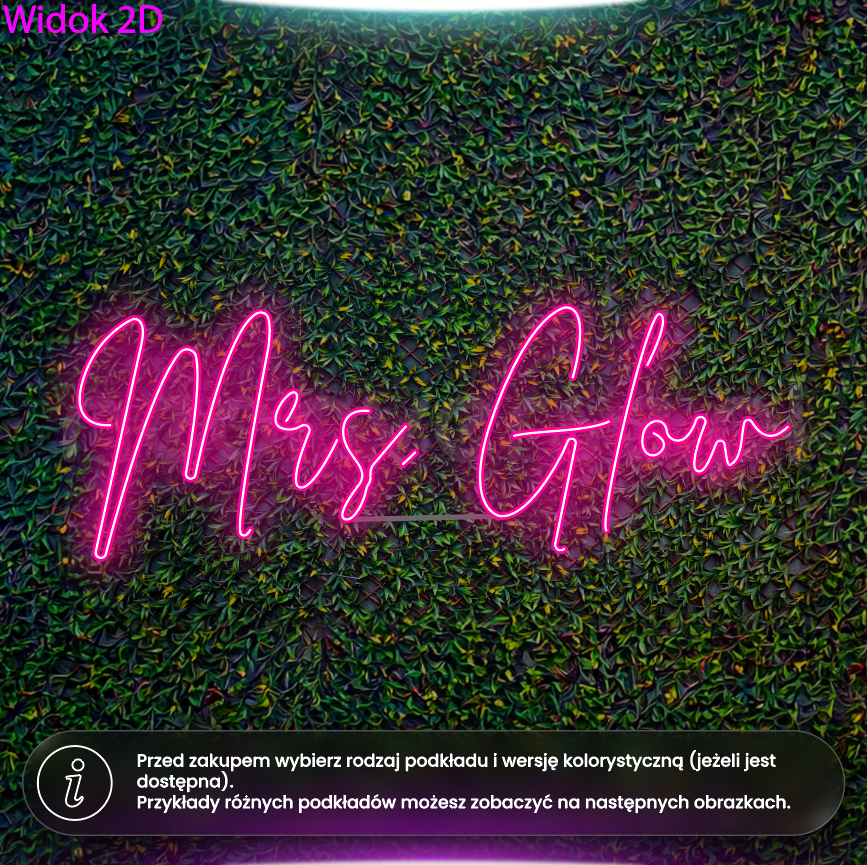 Mrs. Glow - neon LED