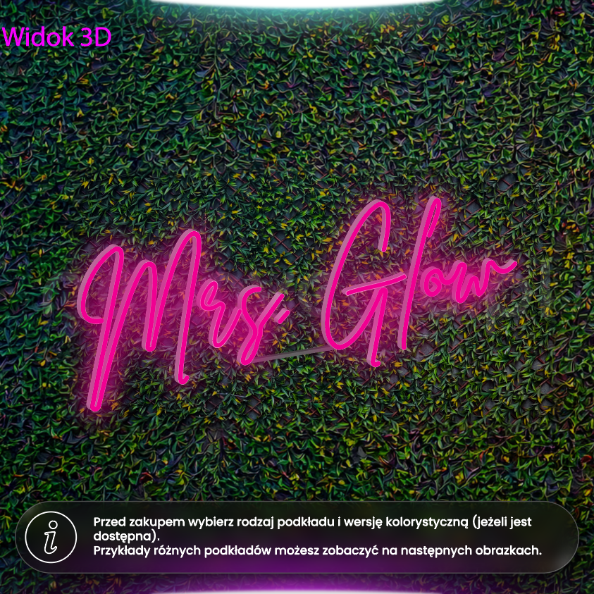 Mrs. Glow - neon LED