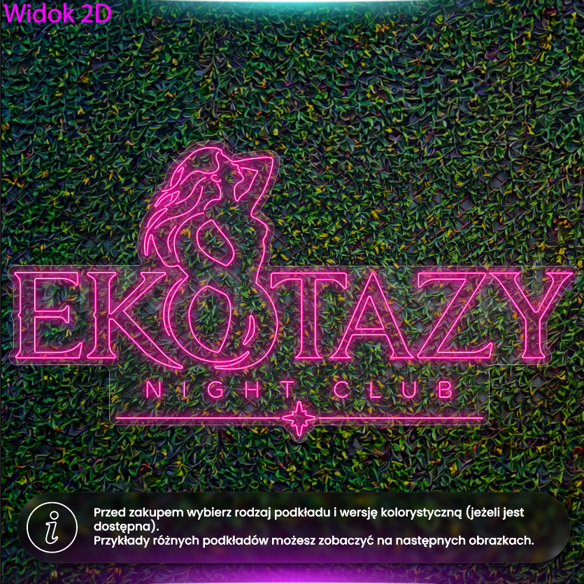 Ekstazy Night Club - neon LED