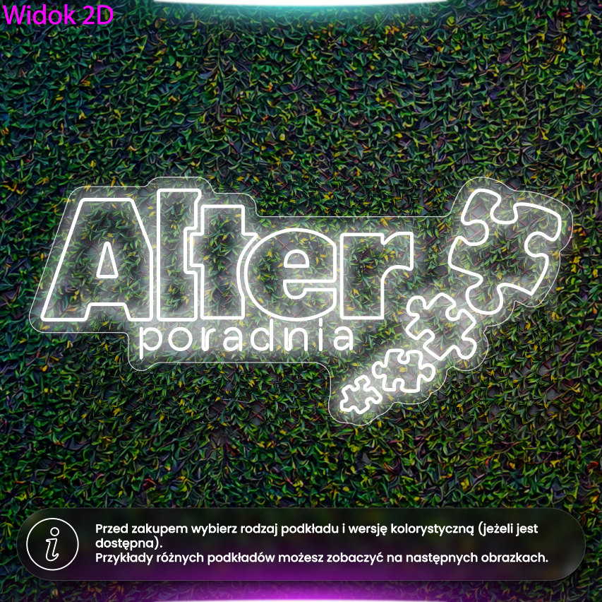Alter poradnia - neon LED