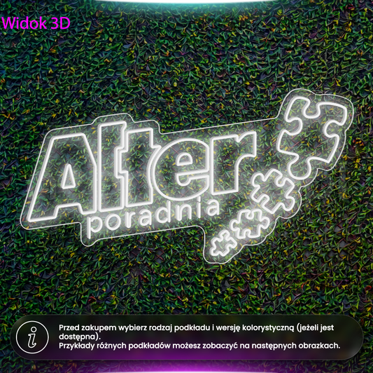Alter poradnia - neon LED