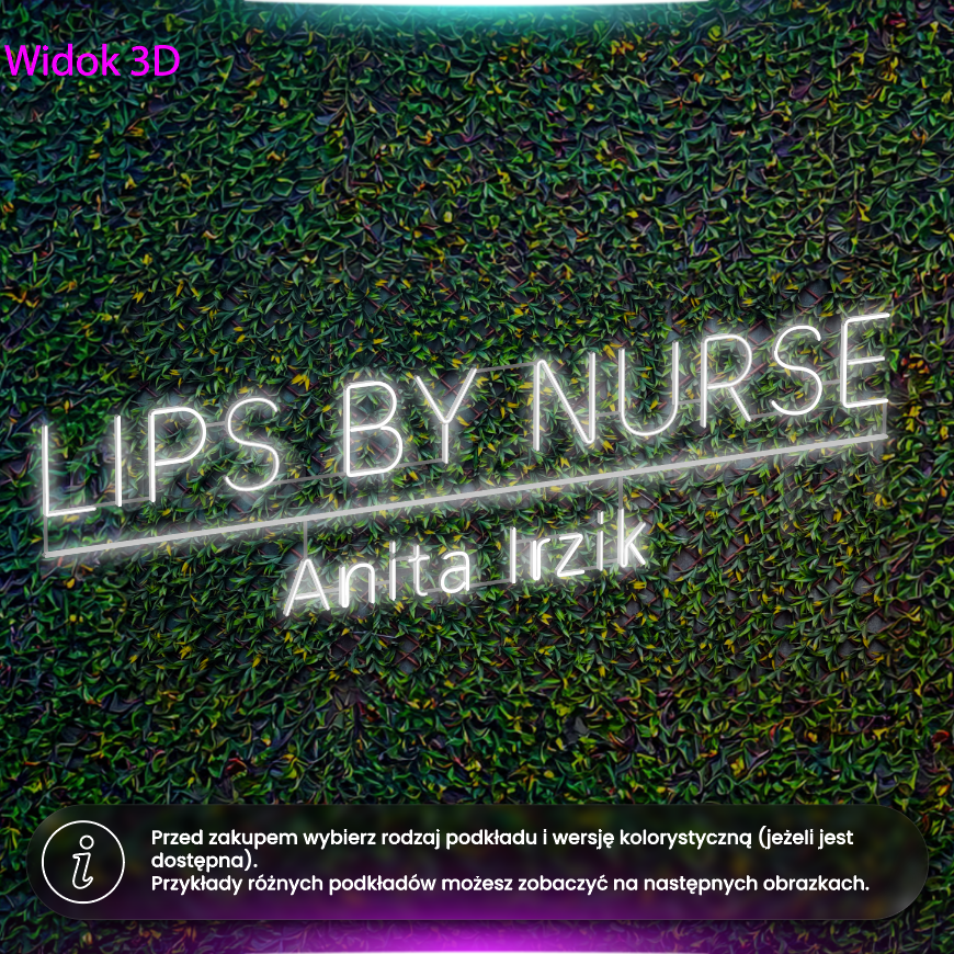 Lips by Nurse - neon LED