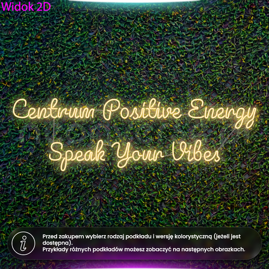 Centrum Positive Energy - neon LED