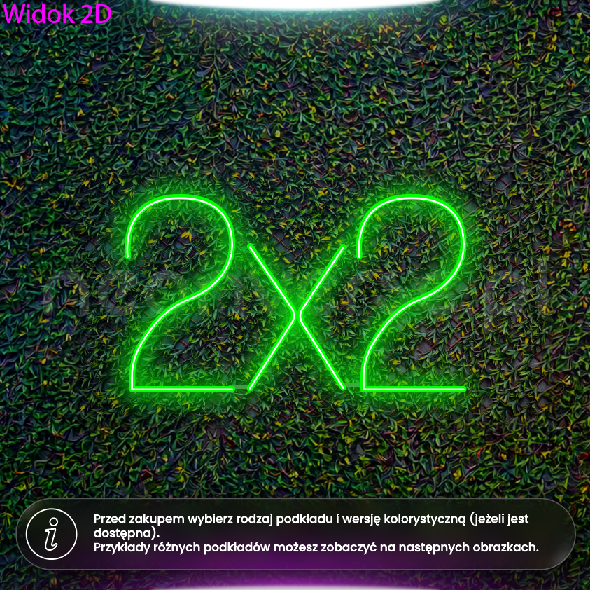 2x2 - neon LED