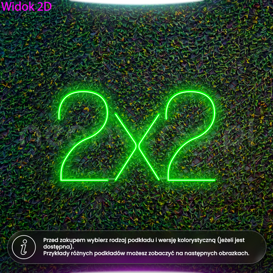 2x2 - neon LED